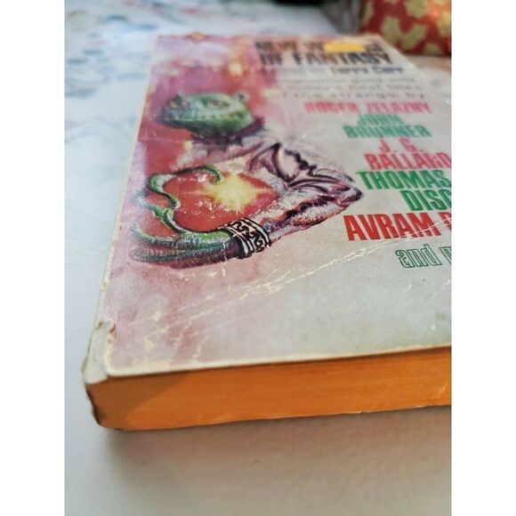 Terry Carr New Worlds of Fantasy Zelazny Ballard Disch Sci Fi Paperback Vintage - Picture 2 of 5